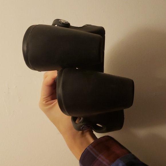 Crocs women's black heeled sandals size 8 - Picture 4 of 9